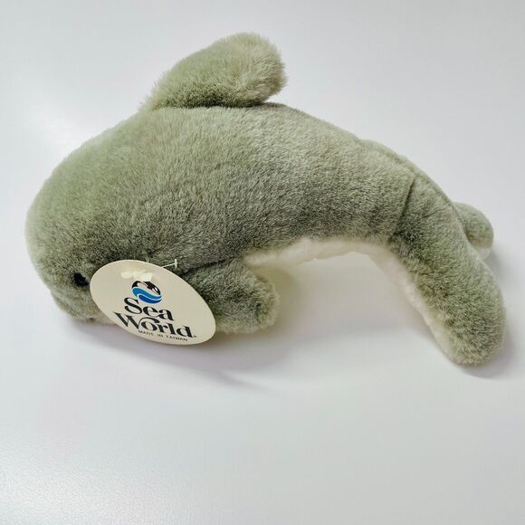 Vintage Plush Dolphin Sea World Vintage Theme Park Animal Dolphin NWT VTG Toy - Picture 4 of 13